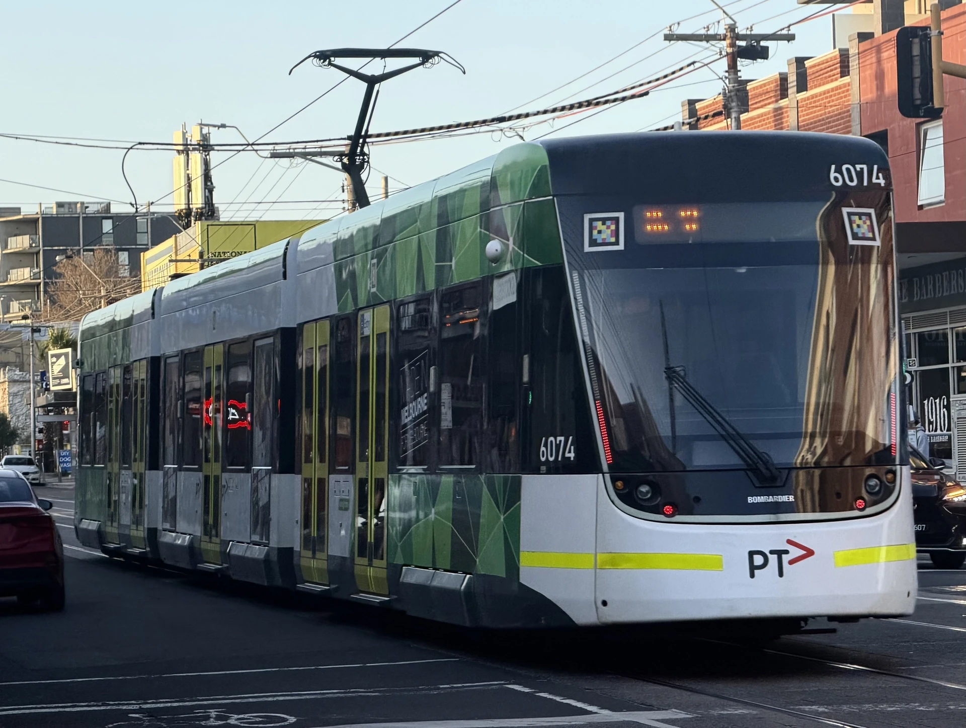 E2-Class Flexity Swift Tram 6074